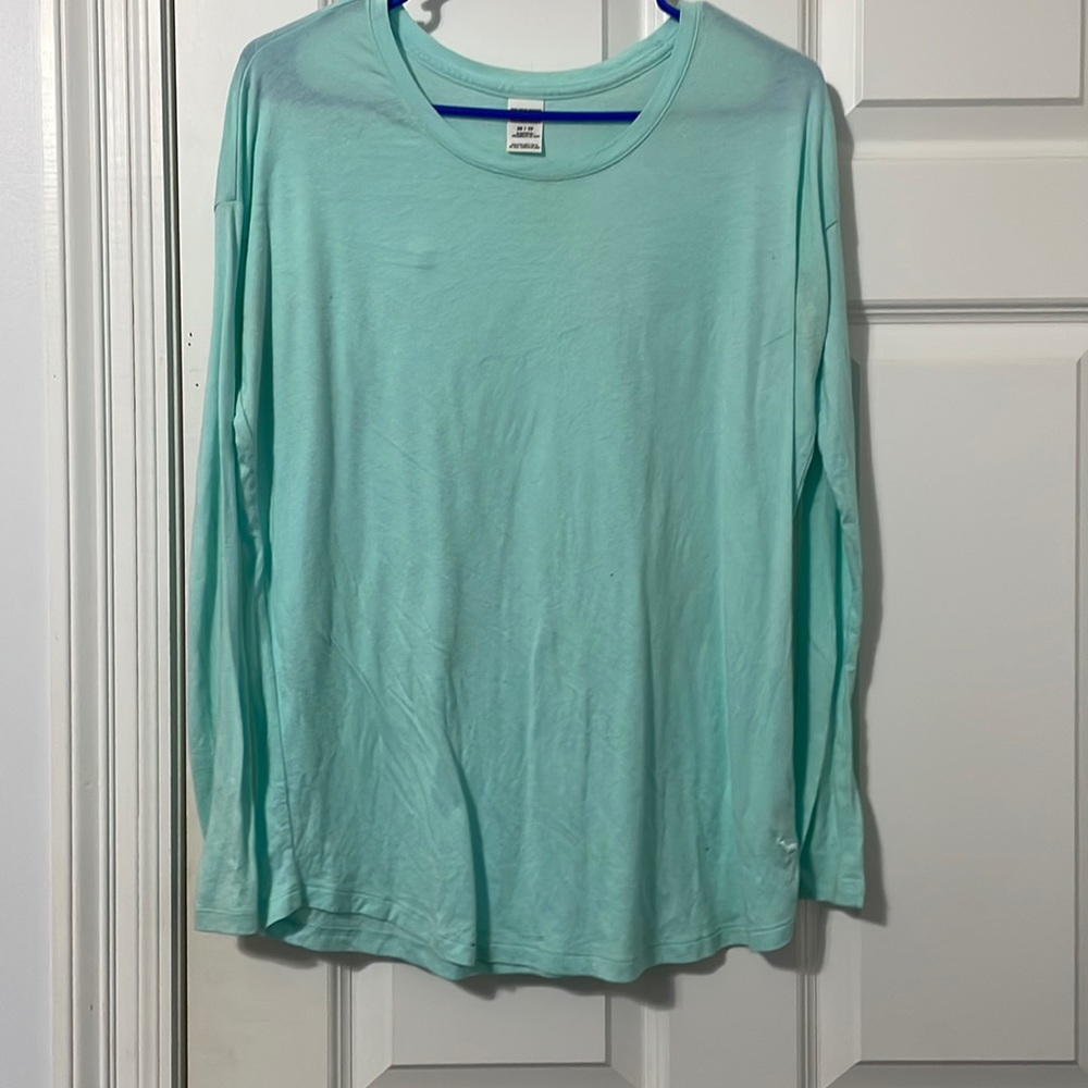 Mint green plain pink Victoria’s Secret brand top